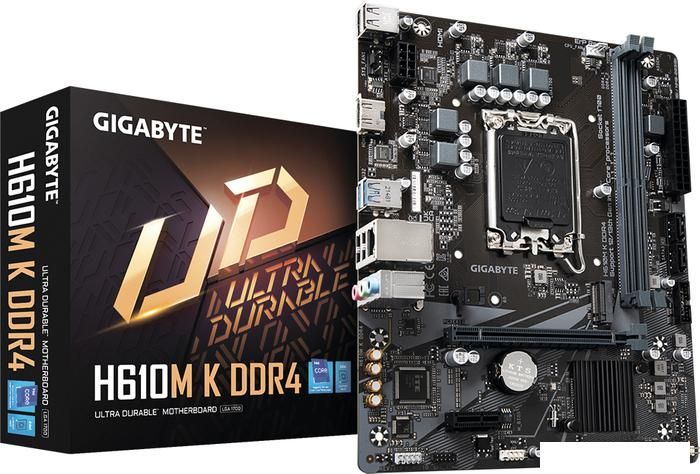 Материнская плата Gigabyte H610M K DDR4