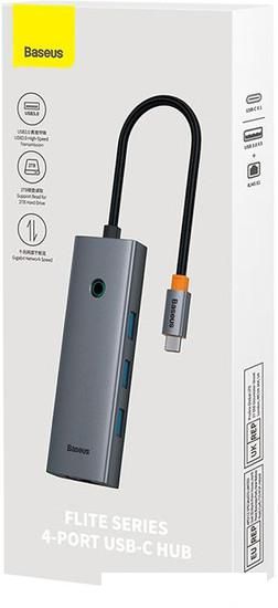 USB-хаб Baseus Flite Series 4-Port USB-C Hub B0005280A813-00