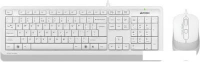 Офисный набор A4Tech Fstyler F1010 (белый/серый)