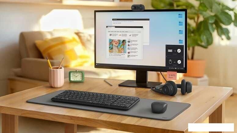 Клавиатура Logitech K251 Compact Bluetooth Wireless Keyboard 920-013363 (графитовый, с гравировкой)