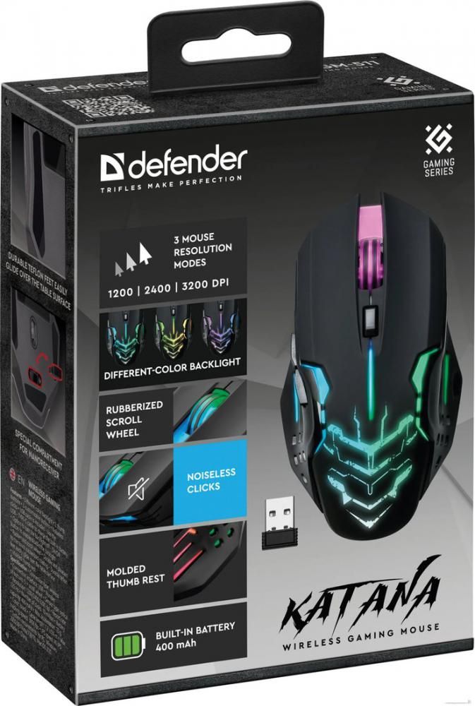 Игровая мышь Defender Katana GM-511 (черный)