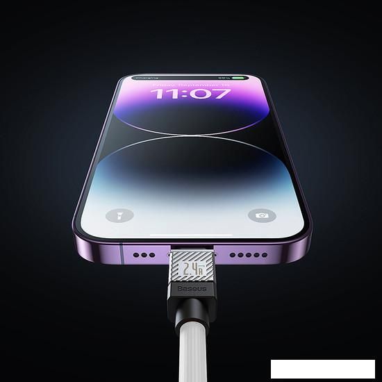 Кабель Baseus CoolPlay Series Fast Charging Data Cable 2.4A USB Type-A - Lightning (2 м, белый)