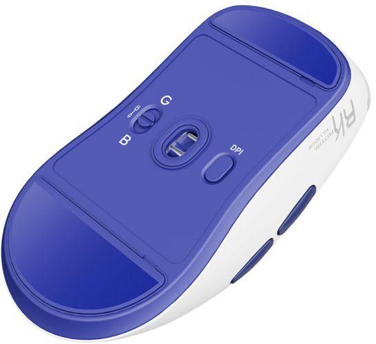 Игровая мышь Royal Kludge M30 (белый/синий)
