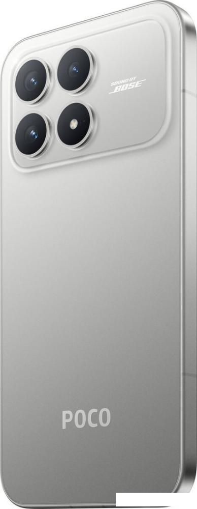 Телефон POCO F8 Pro 12GB/256GB международная версия (серебристый)