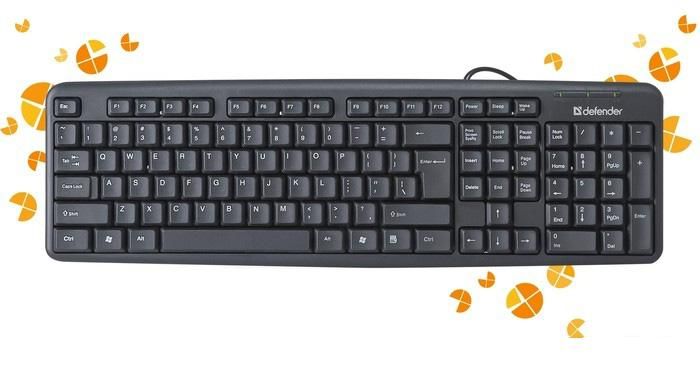 Клавиатура Defender Element HB-520 USB (черный)