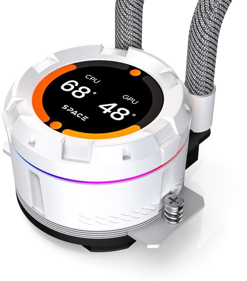 Жидкостное охлаждение для процессора ID-Cooling Space SL240 XE WHITE