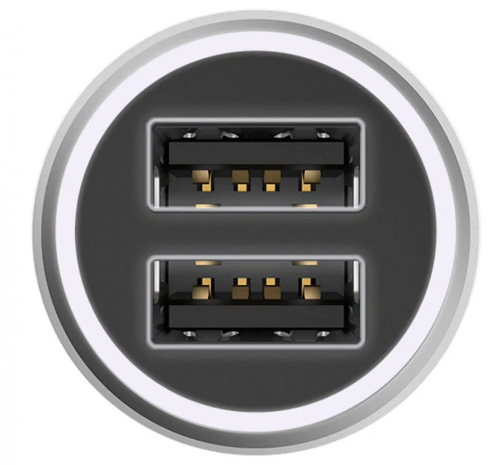 Автомобильное зарядное Xiaomi Mi Dual USB Car Charger QC 3.0 CC02CZM (китайская версия)
