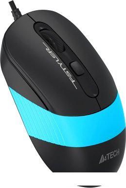 Мышь A4Tech Fstyler FM10 (черный/голубой)