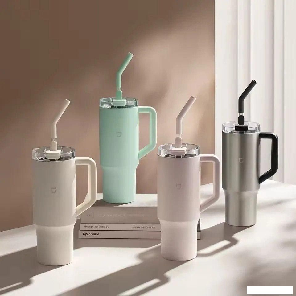 Термокружка Xiaomi Mijia Sippy Cup MJXGB01RM 1 л (серебристый)