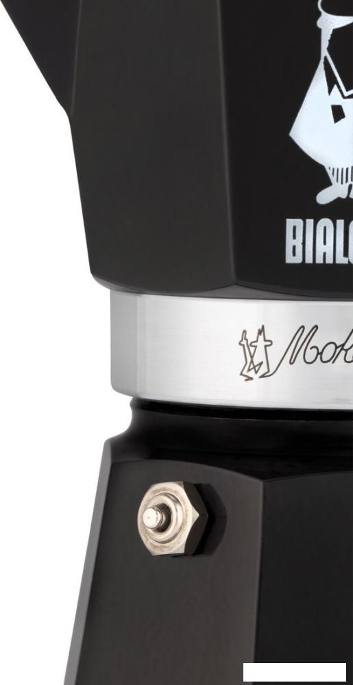 Гейзерная кофеварка Bialetti Moka Express (3 порции, черный)