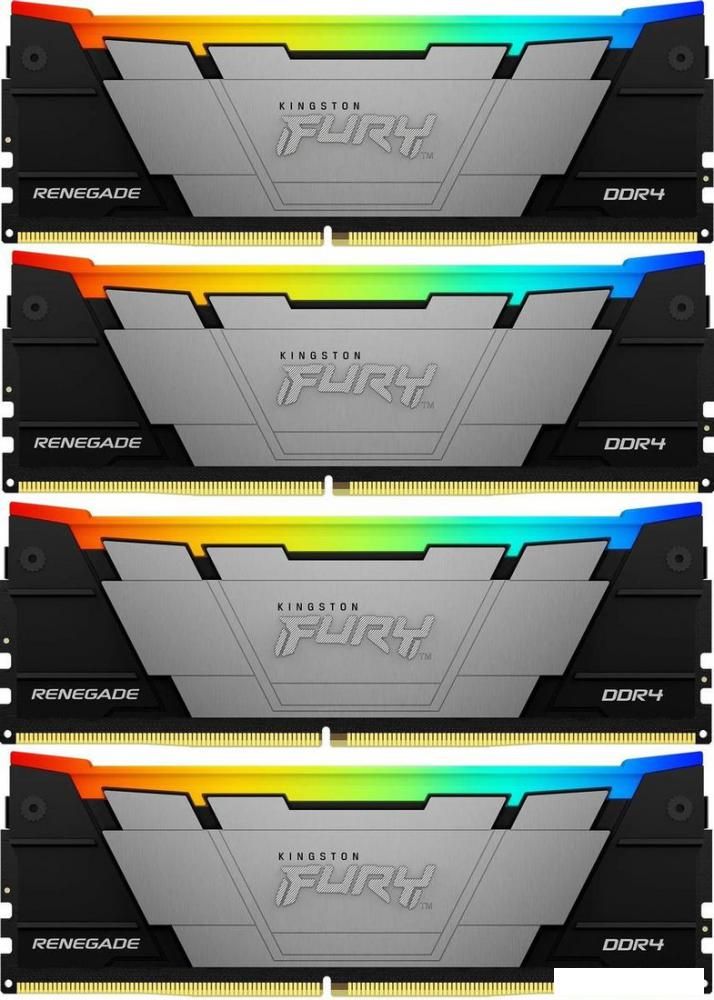 Оперативная память Kingston FURY Renegade RGB 4x8ГБ DDR4 3600 МГц KF436C16RB2AK4/32