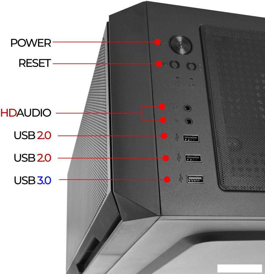 Корпус Ginzzu CL580