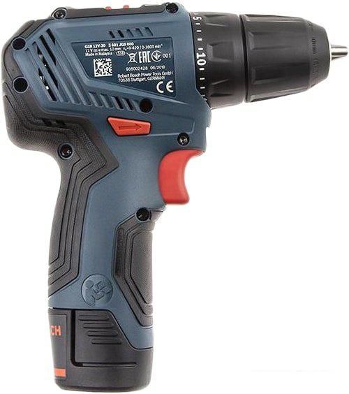 Дрель-шуруповерт Bosch GSR 12V-30 Professional 06019G9000 (с 2-мя АКБ, кейс)