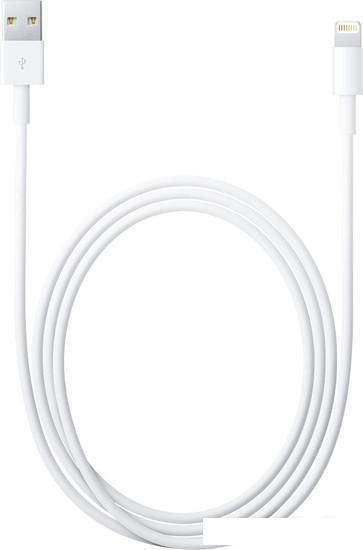 Кабель Apple USB 2.0 Type-A - Lightning (2 м, белый)