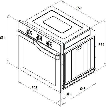Электрический духовой шкаф Schtoff Decor 950