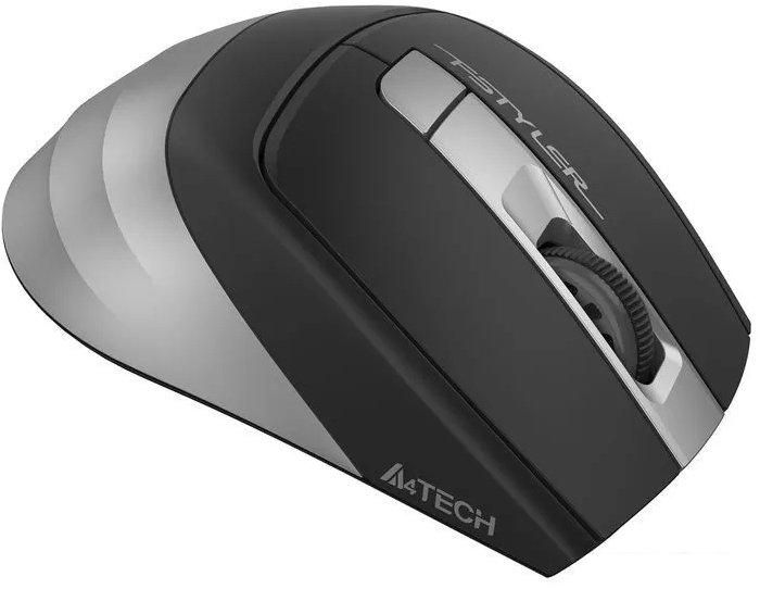 Мышь A4Tech Fstyler FG35 (черный/серебристый)