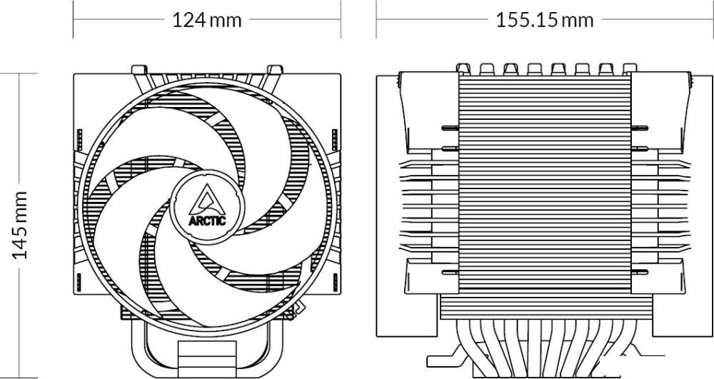 Кулер для процессора Arctic Freezer 4U-M Rev. 2 ACFRE00133B