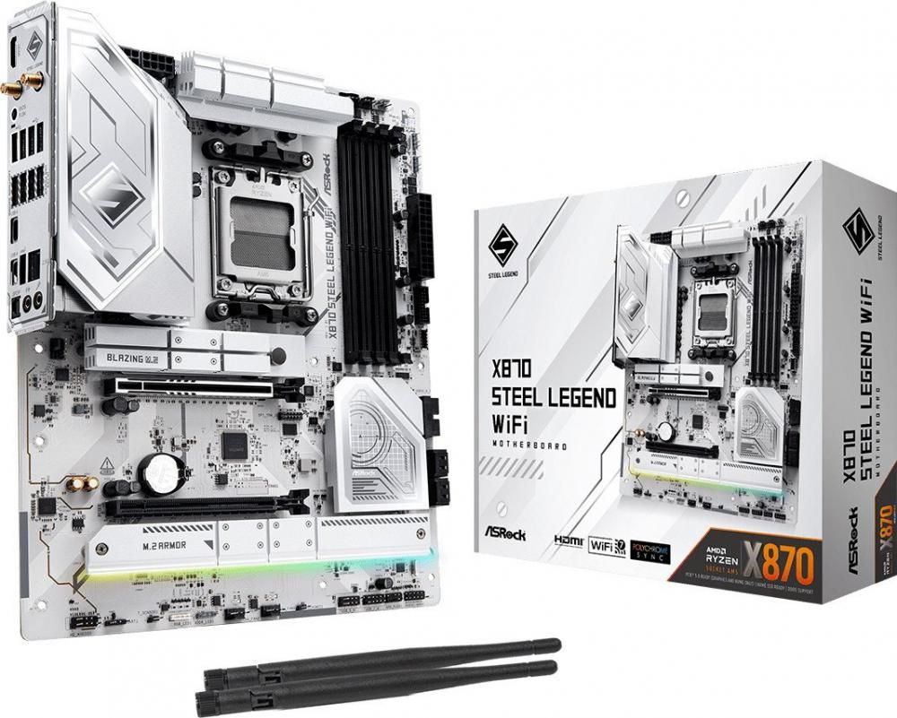 Материнская плата ASRock X870 Steel Legend WiFi