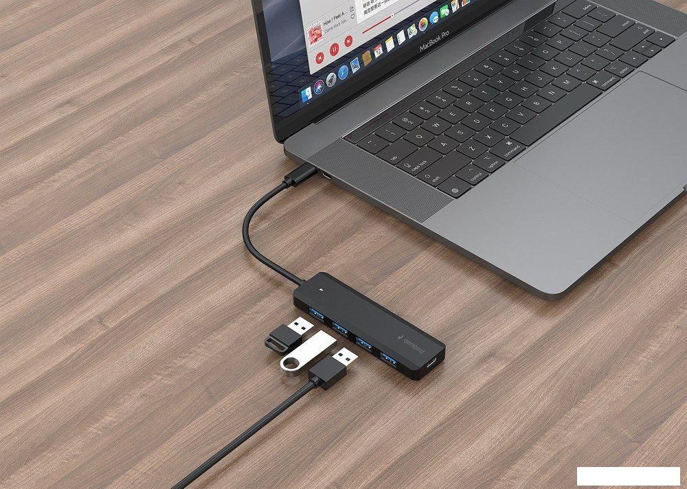 USB-хаб Gembird UHB-CM-U3P4P-01