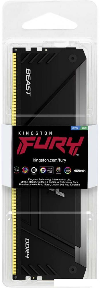 Оперативная память Kingston FURY Beast RGB 32ГБ DDR4 3200 МГц KF432C16BB2A/32