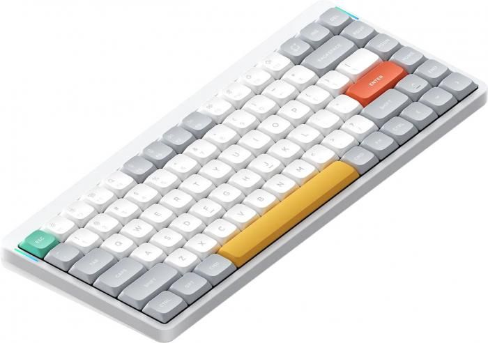 Клавиатура NuPhy Air75 V2 Ionic White (NuPhy Low Profile Aloe)