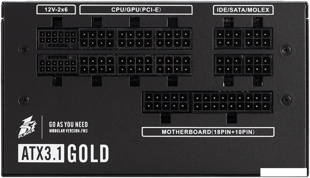 Блок питания 1stPlayer NGDP Gold 1200W HA-1200BA4