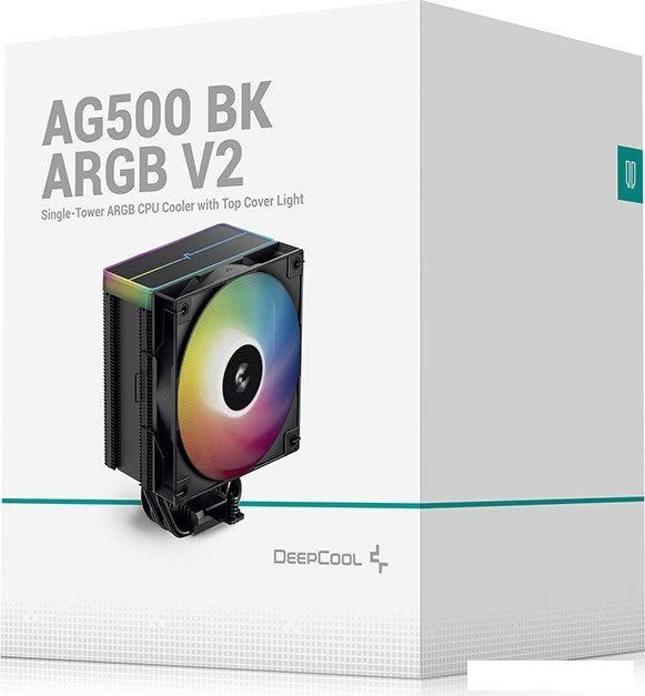 Кулер для процессора DeepCool AG500 BK ARGB V2 R-AG500-BKAMMN-GJD