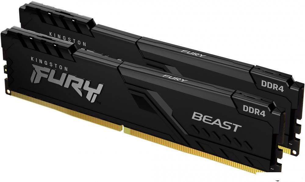 Оперативная память Kingston FURY Beast 2x16GB DDR4 PC4-25600 KF432C16BB1K2/32
