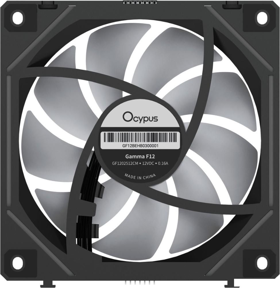 Комплект вентиляторов для корпуса Ocypus Gamma F12 Uni BK ARGB Reverse Blade 3IN1