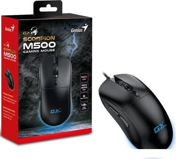Игровая мышь Genius Scorpion M500 (черный)