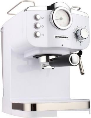 Рожковая кофеварка MAUNFELD MF-735WH Pro