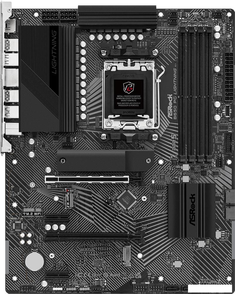 Материнская плата ASRock B650 PG Lightning