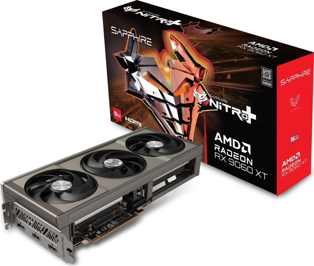 Видеокарта Sapphire Nitro+ Radeon RX 9060 XT 16GB 11350-01-20G