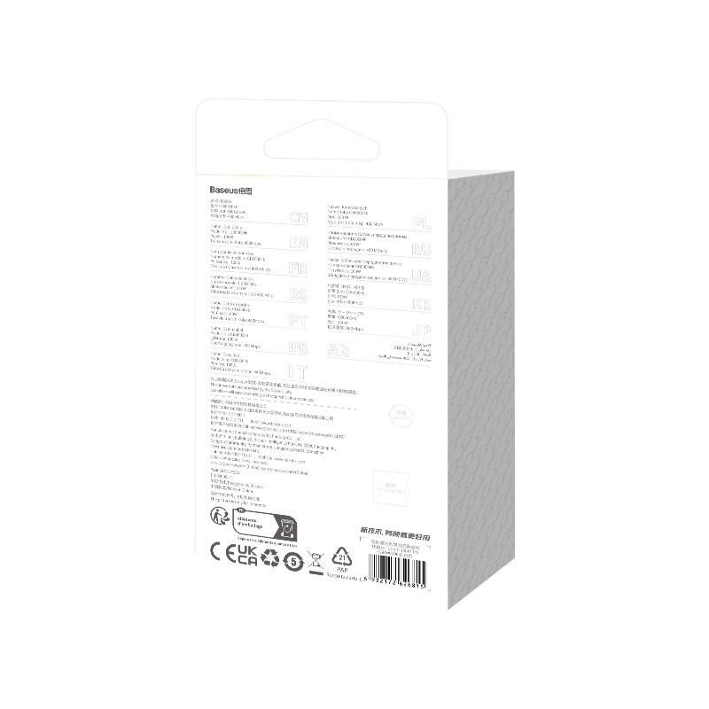 Кабель Baseus CoolPlay Series Fast Charging Data Cable 100W USB Type-A - USB Type-C (1 м, белый)