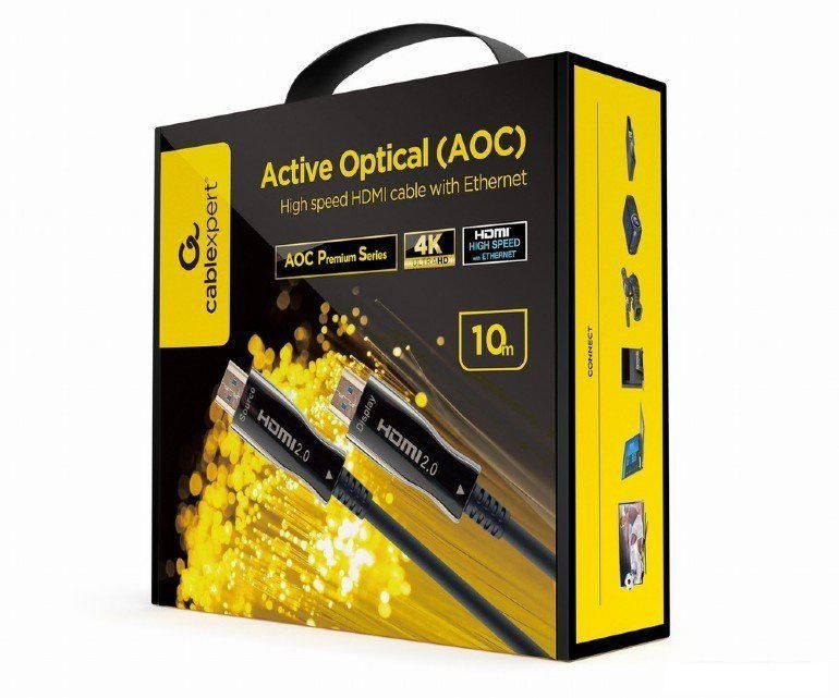 Кабель Cablexpert CCBP-HDMI-AOC-10M-02 HDMI -HDMI (10 м, черный)