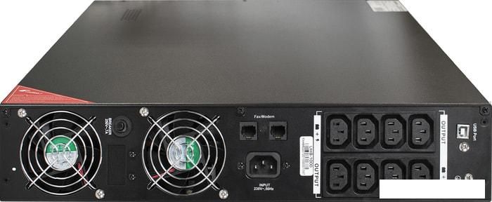 Источник бесперебойного питания ExeGate SinePower UHB-1000.LCD.AVR.C13.RJ.USB.2U