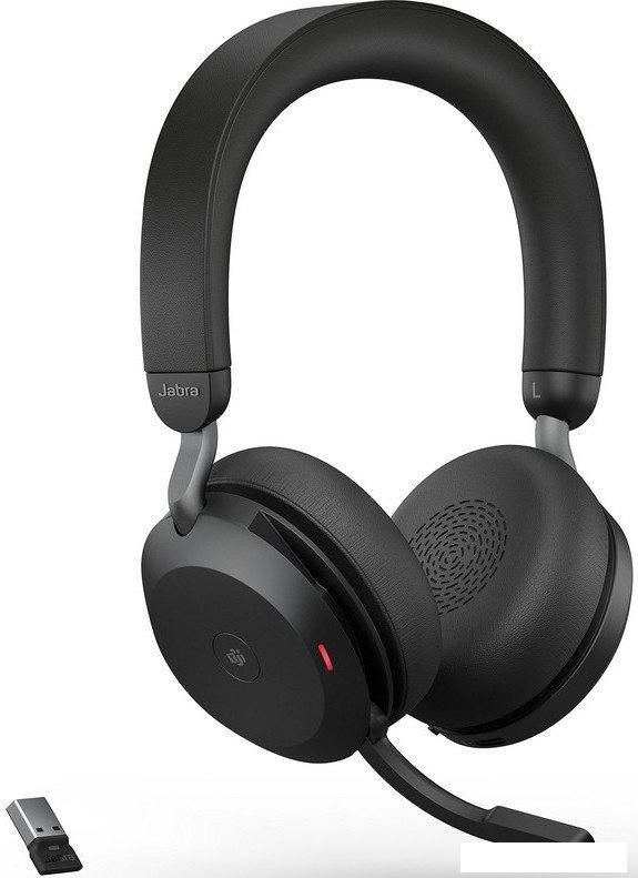 Офисная гарнитура Jabra Evolve2 75 MS Stereo USB-A Desk (черный)