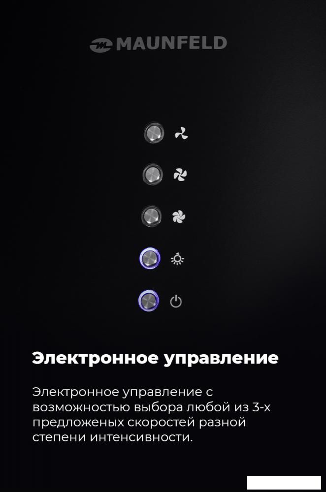 Кухонная вытяжка MAUNFELD Lee Wall 35 (черный)