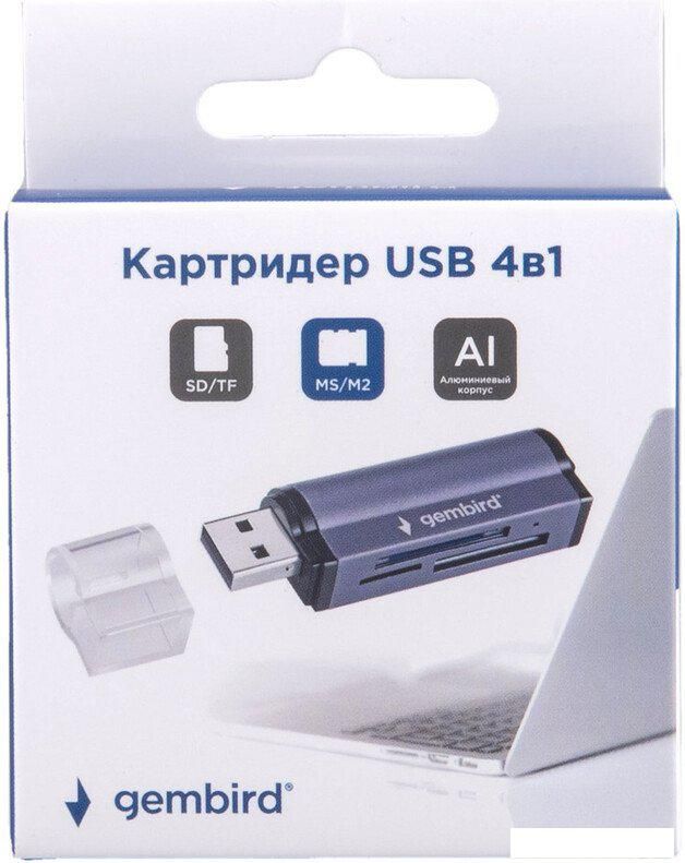 Карт-ридер Gembird FD2-MSD-5