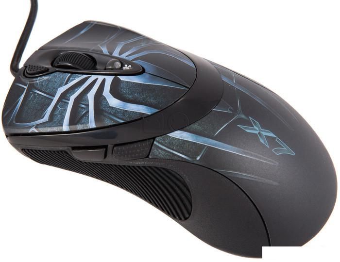 Игровая мышь A4Tech XL-747H (черный/синий)