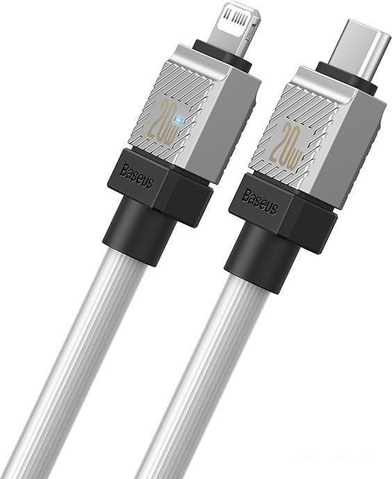 Кабель Baseus CoolPlay Series USB Type-C - Lightning (1 м, белый)