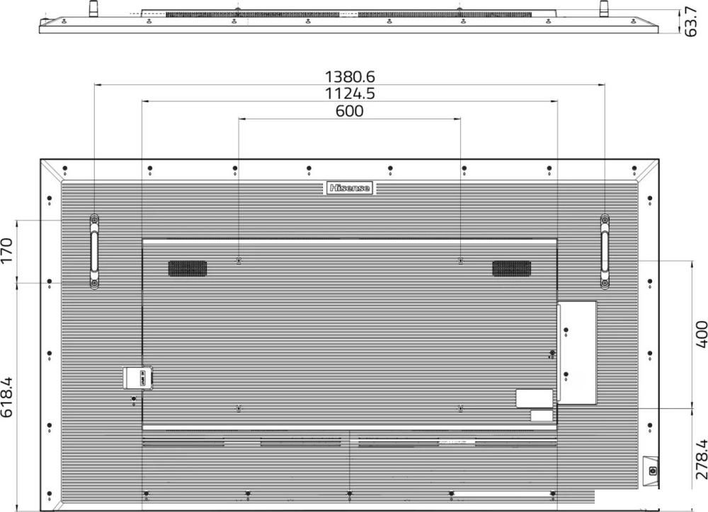 Информационная панель Hisense 75DM66D