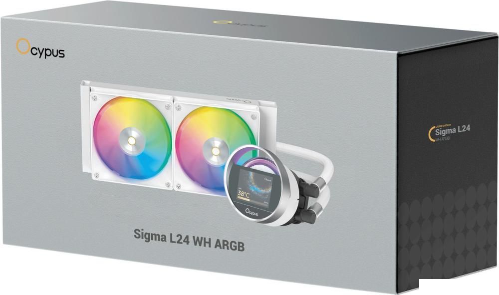 Система жидкостного охлаждения для процессора Ocypus Sigma L24 WH ARGB Sigma-L24-WH2AAWWN00X-GL