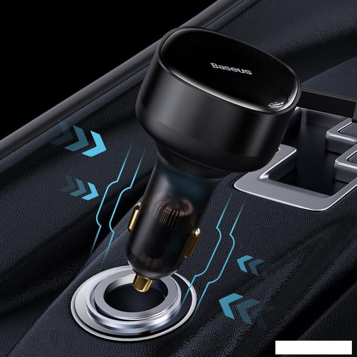 Автомобильное зарядное Baseus Enjoyment Pro 2-in-1 Car Charger C+L 60W C00057802111-00