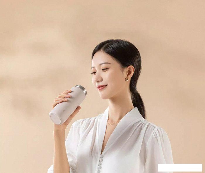 Термос Xiaomi Mijia Vacuum Cup Pocket Edition 350мл MJKDB01PL (белый)
