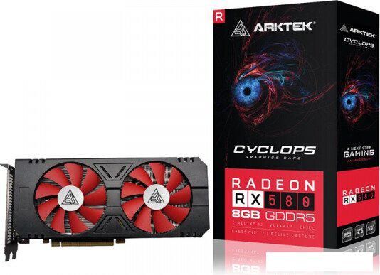Видеокарта Arktek Cyclops Radeon RX 580 8GB GDDR5 AKR580D5S8GH1