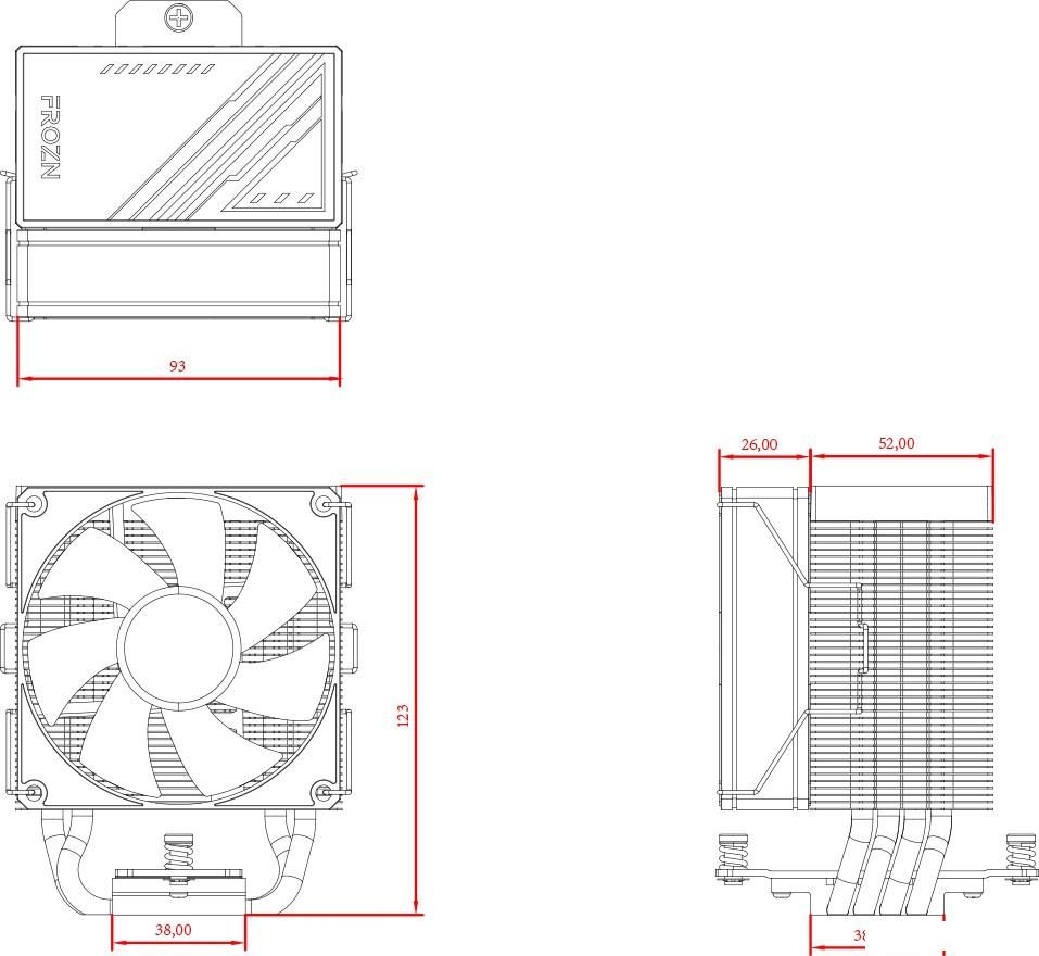 Кулер для процессора ID-Cooling Frozn A400 Black