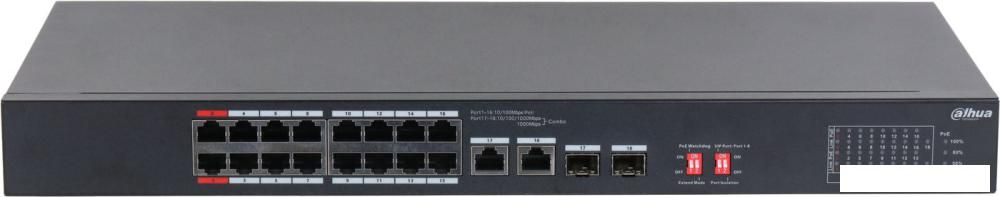 Неуправляемый коммутатор Dahua S3218-16ET-240
