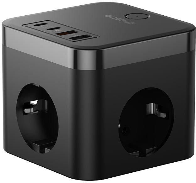 Сетевое зарядное Baseus PowerCombo Cube Power Strip 3AC+2U+2C 30W E00066400117-00