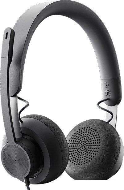 Офисная гарнитура Logitech Zone Wired MS